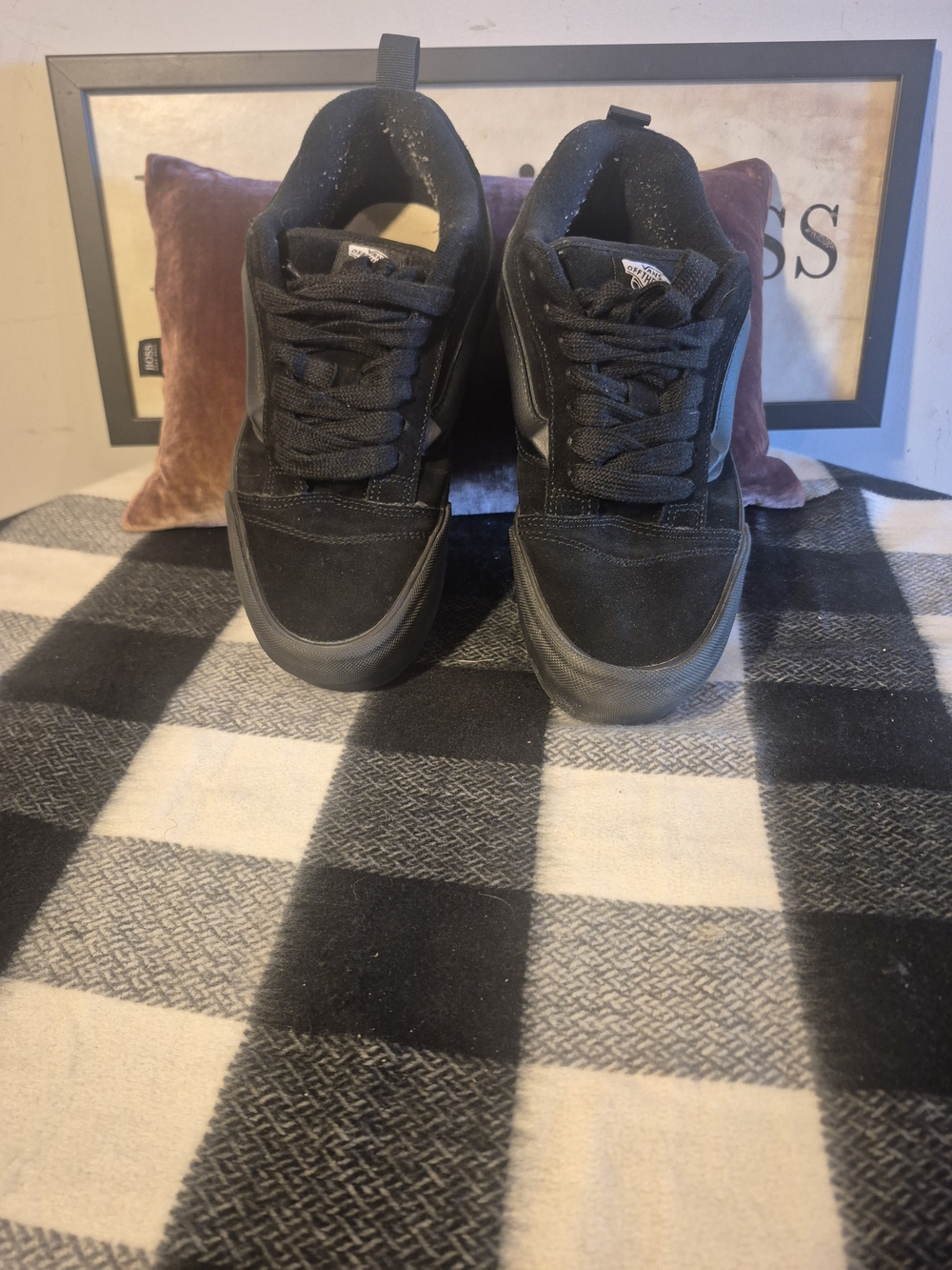 Vans Knu Triple Black Stack 8.5 M / 10 W